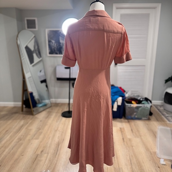 J Crew collared camp shirt dress sizes 4P - Picture 4 of 5